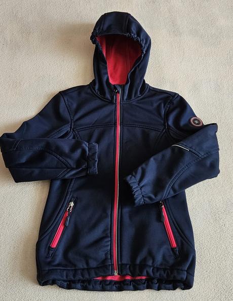 Dívčí softsheelová bunda, 152, active touch kids, active,152