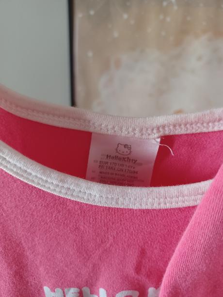 Letní pyžamo hello kitty, h&m,170