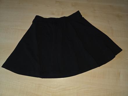 Černá sukně hm velikost 134-140, h&m,134