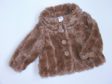 M134 dívčí hnědý kožíšek vel. 80, tiny ted,80