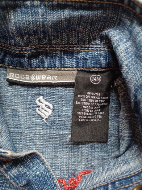 Riflová bunda vel 24 měs, 80