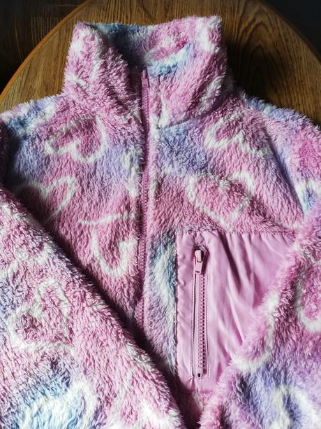 Mikina dívčí teplá vel. 146/152 (10-12 let)., 146