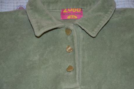 Froté elastická mikina se srdíčky, 128