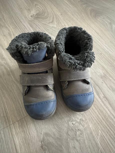 Chlapecké zimní kožené boty ponte 24, 24