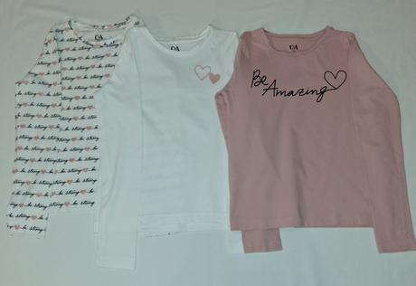 Set triček za 140kc, c&a,140