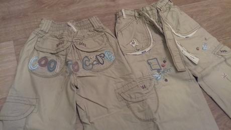 Plátěné kalhoty podšité bavlnou-prodej i zvlášť, next,98