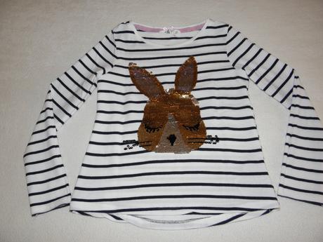 Tričko s přetáčecími flitry zn. h&m vel.122/128, h&m,122