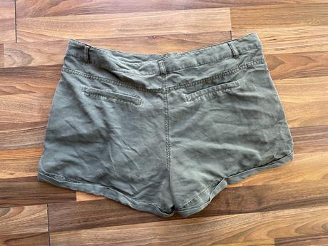 Khaki šortky, vel neuvedena cca xxl - měřte, georg, george,xxl