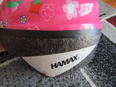 Helma na kolo pro holku,cyklistická přilba hamax, xs