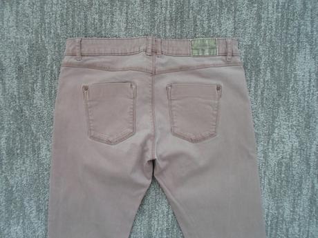 Růžové kalhoty rifle džíny skinny, clockhouse,38