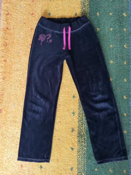 Dívčí kalhoty barbie cca vel. 128, barbie,128