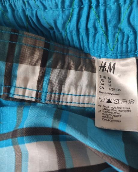 Pánské kraťasy ,vel.m-l+ zdarma kraťasy navíc, h&m,m