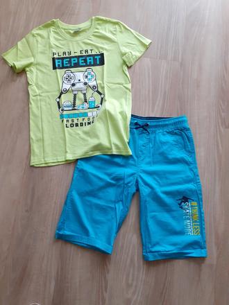 Kraťasy + tričko, 158