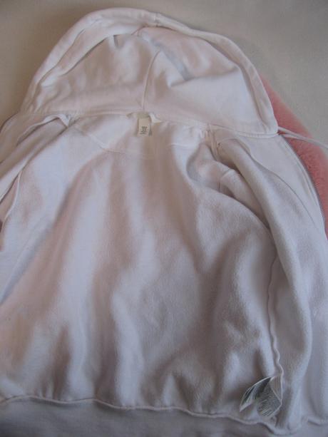 Dívčí bavlněná mikina s kapucí h&m, h&m,xs