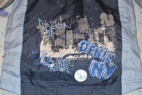 Větrovka, letní přechodová bunda s obrázkem ny, okay,116