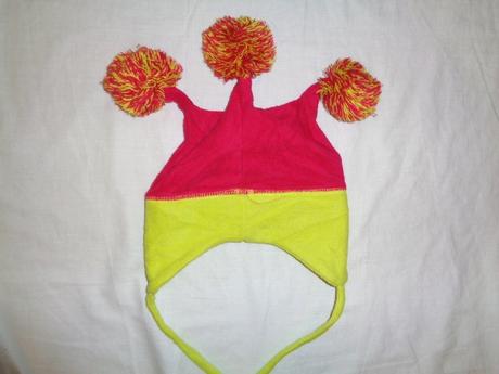 Krásná flízová bambulková čepička 50/52 cm, topolino,98