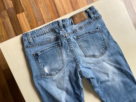 Džíny s dírami, vel není cca s/m, fb sister denim, s