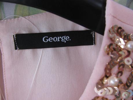 Sváteční růžová halenka s flitry, george,146