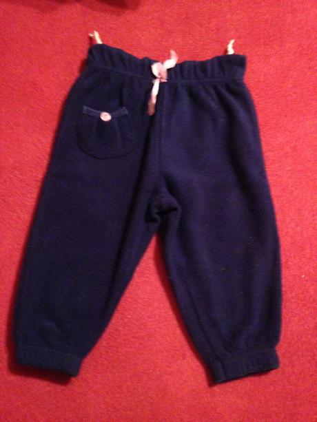 Dívčí teplé tepláky - tepláčky, baby,74