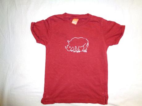 Pěkné hnědé tričko s nosorožcem, 104