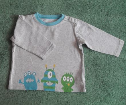 Tričko s bubáčkama, marks & spencer,80