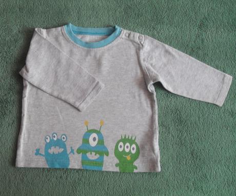 Tričko s bubáčkama, marks & spencer,80