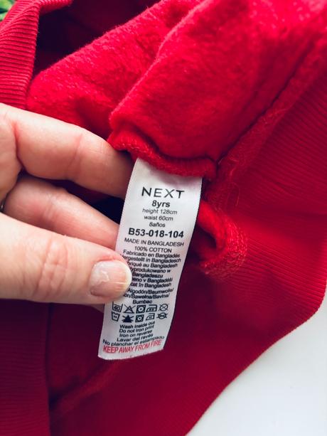 K1/ mikina vánoční zn. next - v.8 let, 128