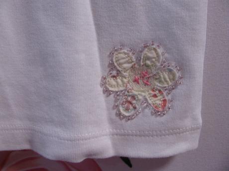 Letní bavlněné tričko s výšivkou, 110