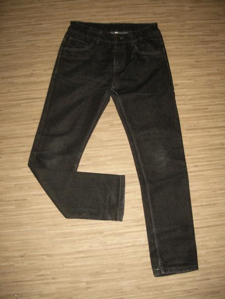 2x černé džíny vel.146-152, c&a,146