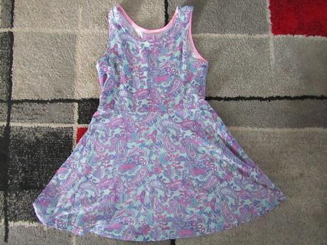 2x letní bavlněné šaty- vel.134 zn.f & f + 140, f&f,134