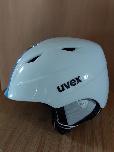 Helma na lyže-brusle zn. uvex vel. 48-52 + brýle, uvex