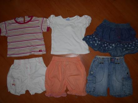 Holčička balíček letní vel. 3-6 m, 68–80