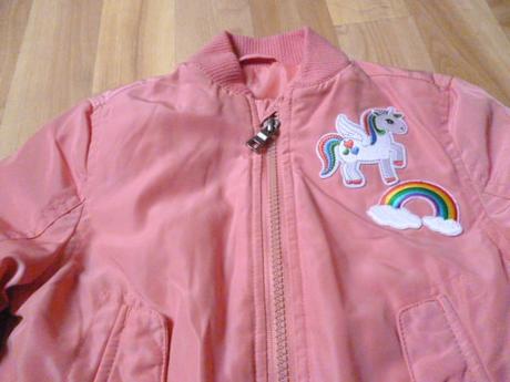 Přechodová bunda bomber jednorožec vel.2-3, 98