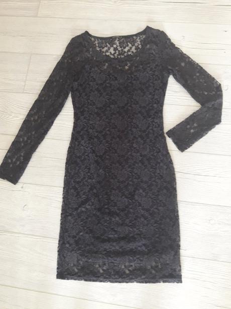 Krajkové tmavě modré šaty calliope vel.m, calliope,m