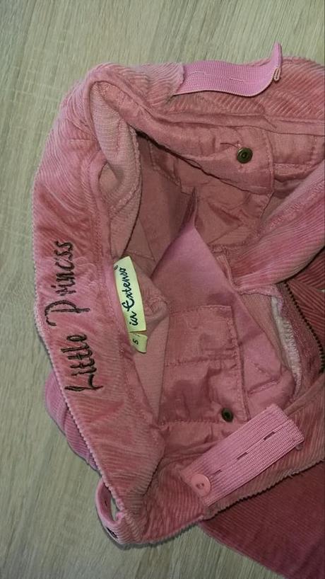 Růžové manšestráky little princes vel. 110, 110