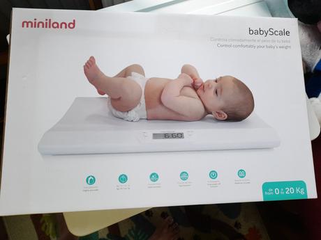 Váha na miminko digitální z maxe miniland, miniland baby