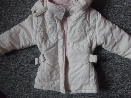 Zimní bunda s páskem, vel. 98, girl2girl,98
