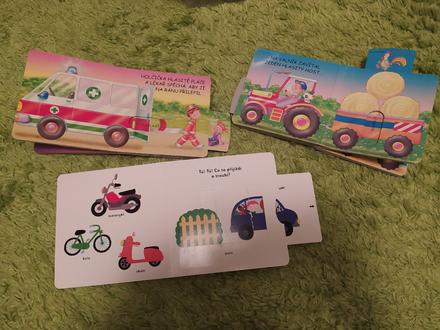 Knihy pro nejmenší - vozidla a traktory,