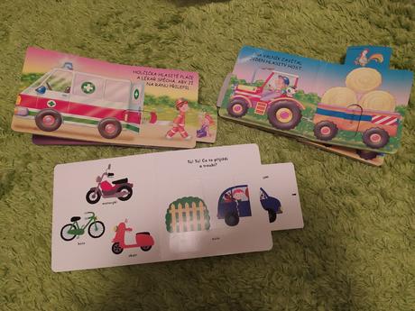 Knihy pro nejmenší - vozidla a traktory,