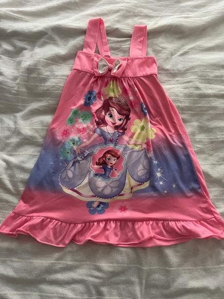 3x šaty na ramínka vel. 110/4 roky, 110