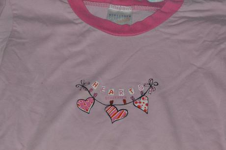 Bavlněné pyžamo pyžamko se srdíčky, schiesser,128