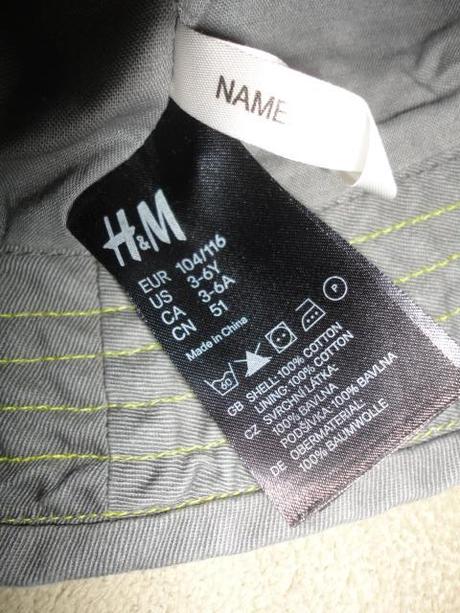 Jako nový klobouk z hm, vel. 3-6 let, h&m,110