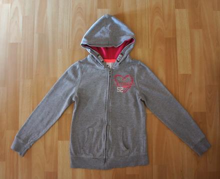 Mikina s kapucí na zip, zn. c&a (vel 146/152), c&a,146