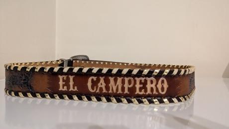 T498 kožený pásek el campero 77 - 92 cm,