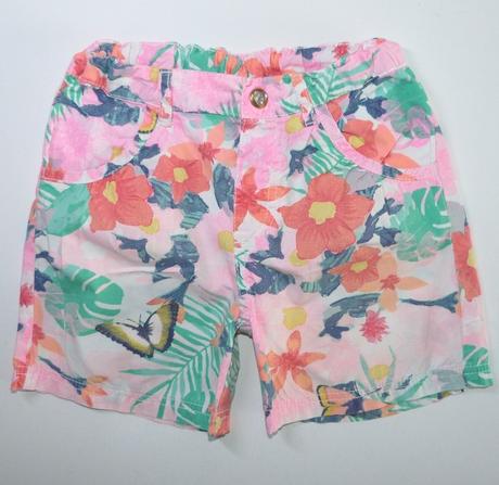 Plátěné bavlněné kraťasy s regulací,, h&m,128