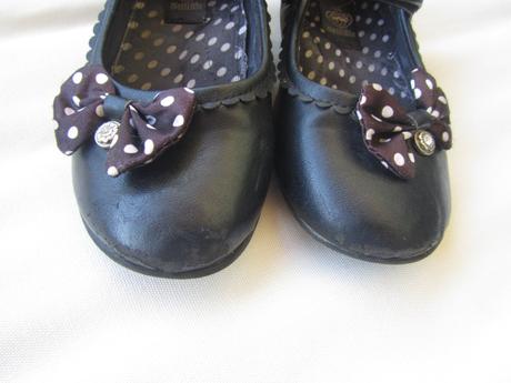 Černé balerínky  s mašličkou, 28,nelli blu, nelli blu,28