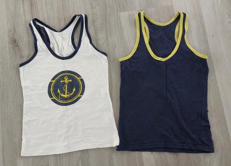 Nátělníky vel.122/128, 122