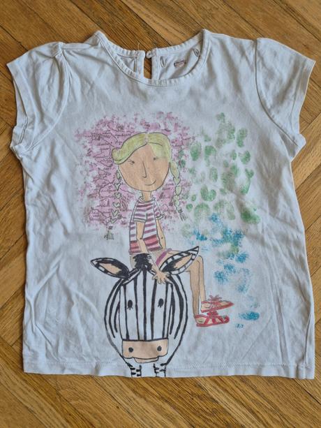 2x tričko se zebrou, sinsay,116