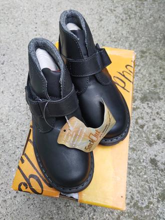 Dětské kožené kotníkové boty dr. martens vel. 29, 29