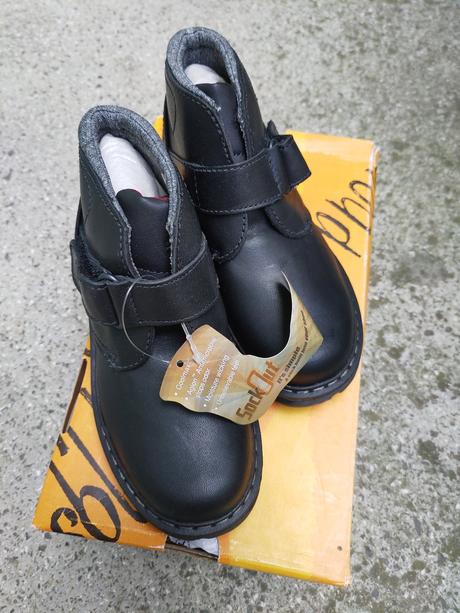 Dětské kožené kotníkové boty dr. martens vel. 29, 29